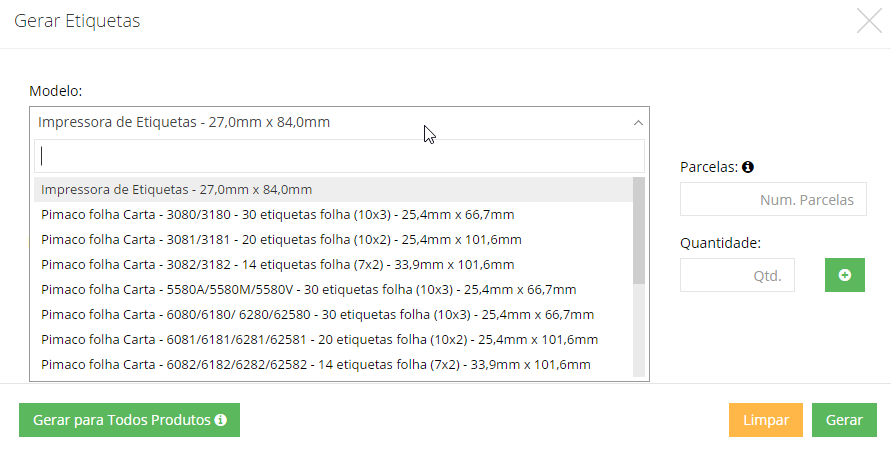 Etiquetas: Gere etiquetas personalizadas para seu negócio! geração de etiquetas para produtos em lojas